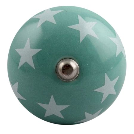 Sea Green Star Ceramic Wine Stopper